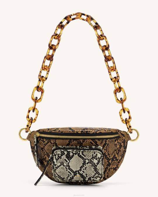 co JW PEI mya correa de cadena de acrílico carey Correa H2LF253