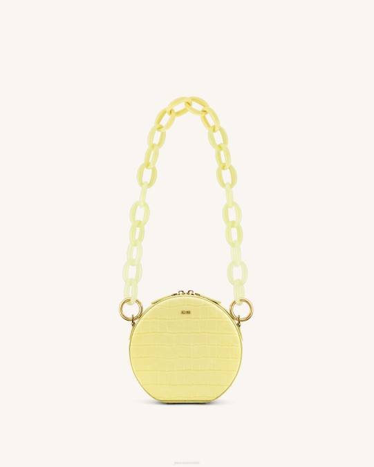 co JW PEI mya correa de cadena de acrílico degradado amarillo Correa H2LF265