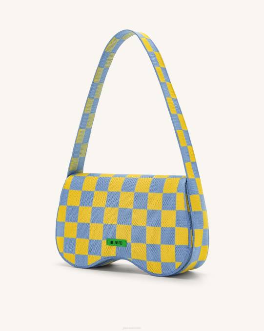 co JW PEI bolsa de hombro becci de punto hielo y amarillo bolsa de hombro H2LF113
