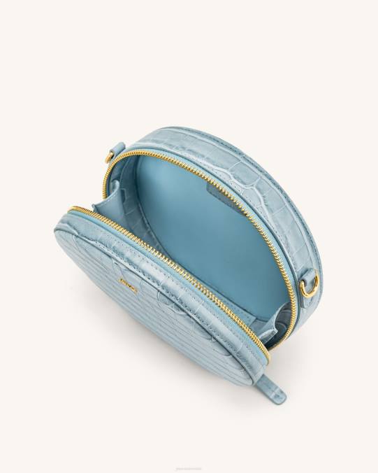 co JW PEI bolsa de hombro con círculo de cadena acrílica degradada Luna cocodrilo de hielo bolsa de hombro H2LF73