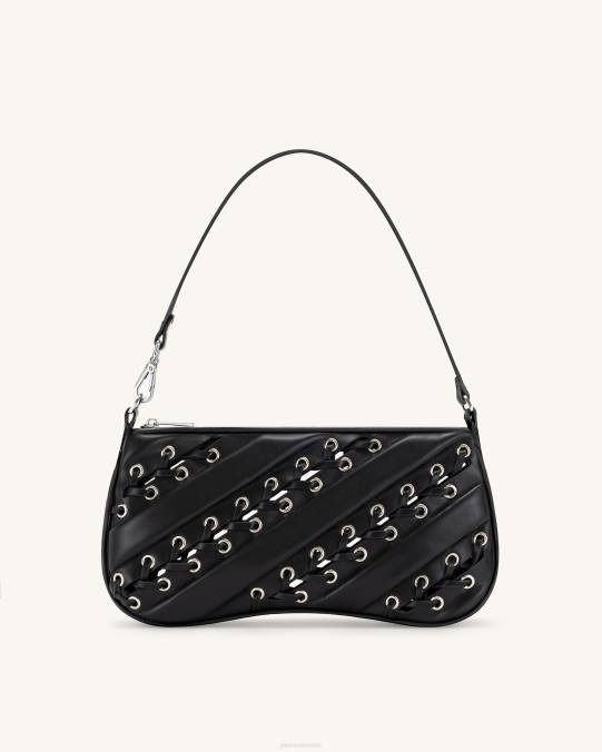 co JW PEI bolsa de hombro con tiras eva negro bolsa de hombro H2LF129