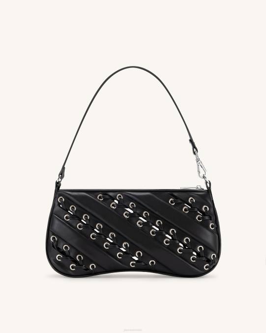 co JW PEI bolsa de hombro con tiras eva negro bolsa de hombro H2LF129