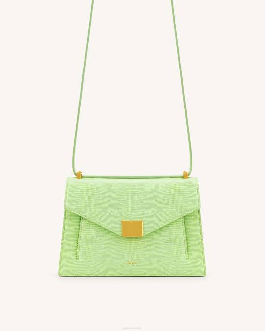 co JW PEI bolsa de liliana lagarto verde lima bolsa de hombro H2LF87