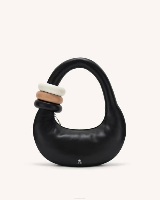 co JW PEI bolso de hombro ábaco negro bolsa de hombro H2LF116