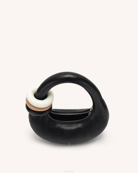 co JW PEI bolso de hombro ábaco negro bolsa de hombro H2LF116