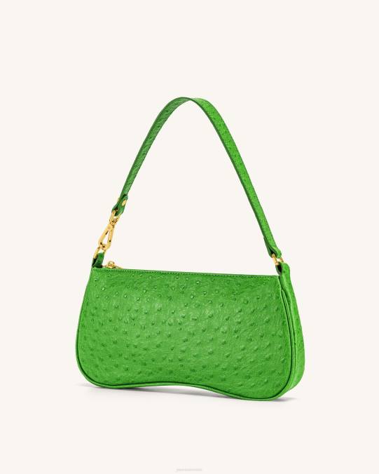 co JW PEI bolso de hombro eva avestruz verde hierba bolsa de hombro H2LF105