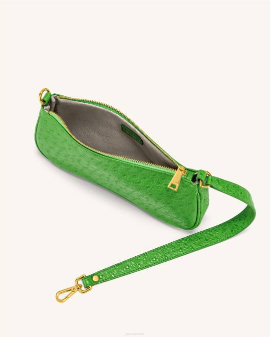 co JW PEI bolso de hombro eva avestruz verde hierba bolsa de hombro H2LF105