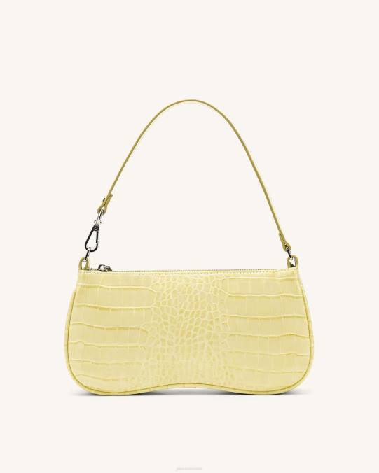 co JW PEI bolso de hombro eva cocodrilo amarillo claro bolsa de hombro H2LF103
