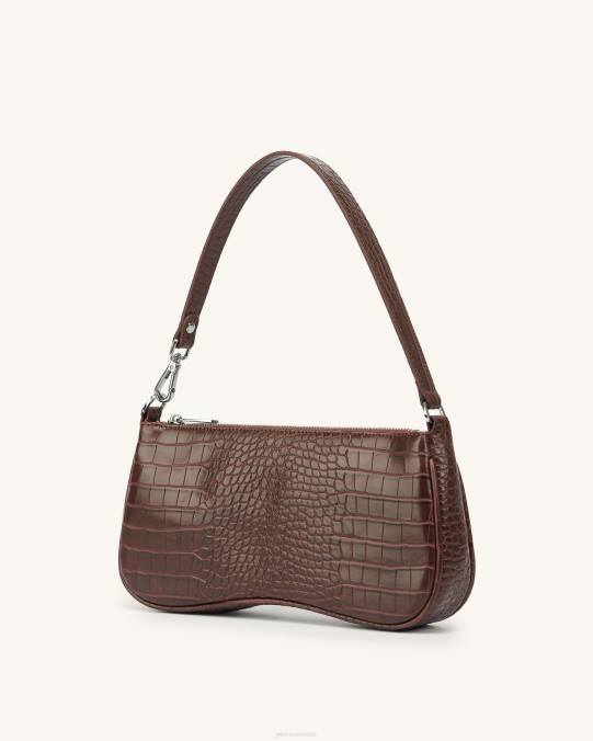co JW PEI bolso de hombro eva cocodrilo marrón bolsa de hombro H2LF64