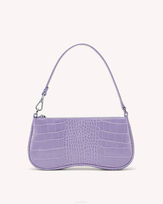 co JW PEI bolso de hombro eva cocodrilo morado bolsa de hombro H2LF91