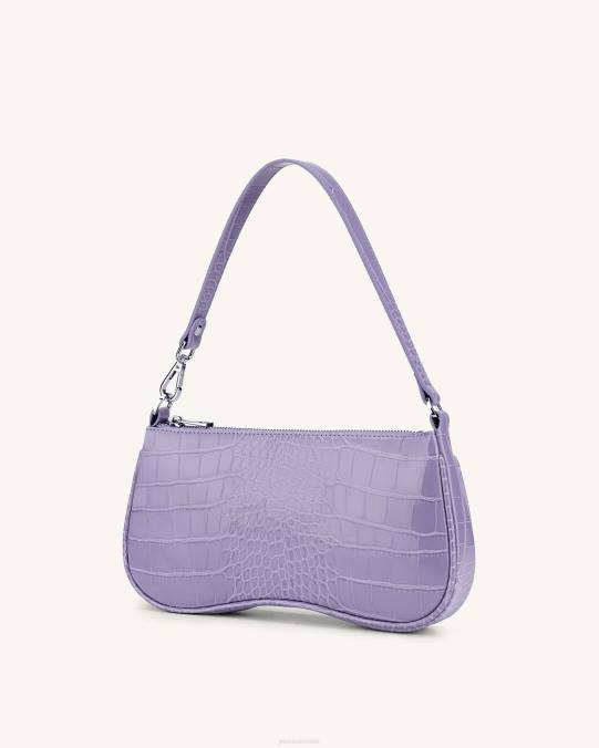 co JW PEI bolso de hombro eva cocodrilo morado bolsa de hombro H2LF91