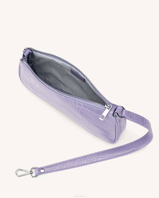 co JW PEI bolso de hombro eva cocodrilo morado bolsa de hombro H2LF91