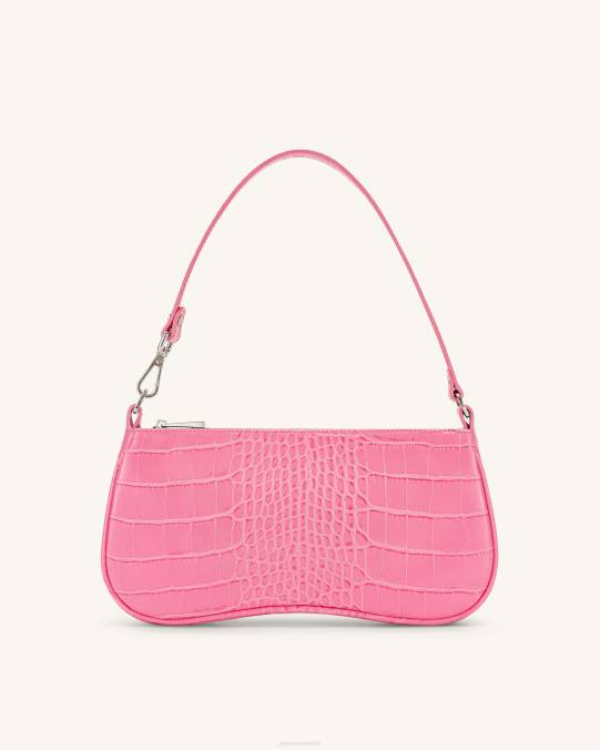 co JW PEI bolso de hombro eva cocodrilo rosa fuerte bolsa de hombro H2LF131