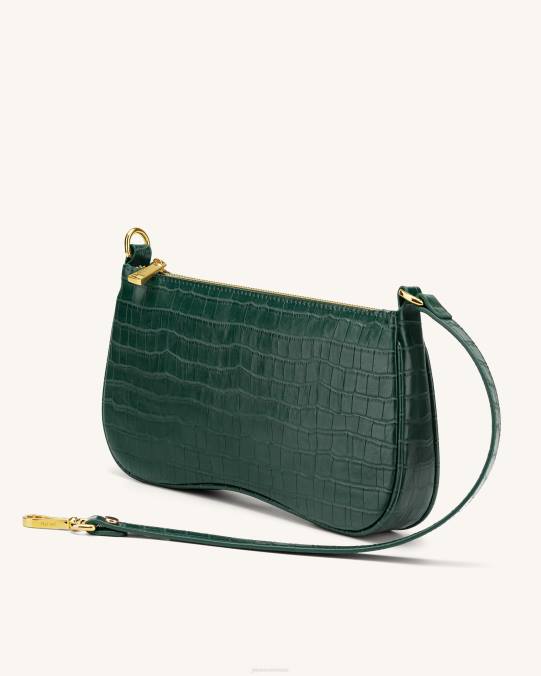 co JW PEI bolso de hombro eva cocodrilo verde oscuro bolsa de hombro H2LF89
