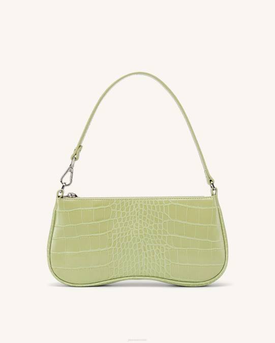 co JW PEI bolso de hombro eva cocodrilo verde salvia bolsa de hombro H2LF65