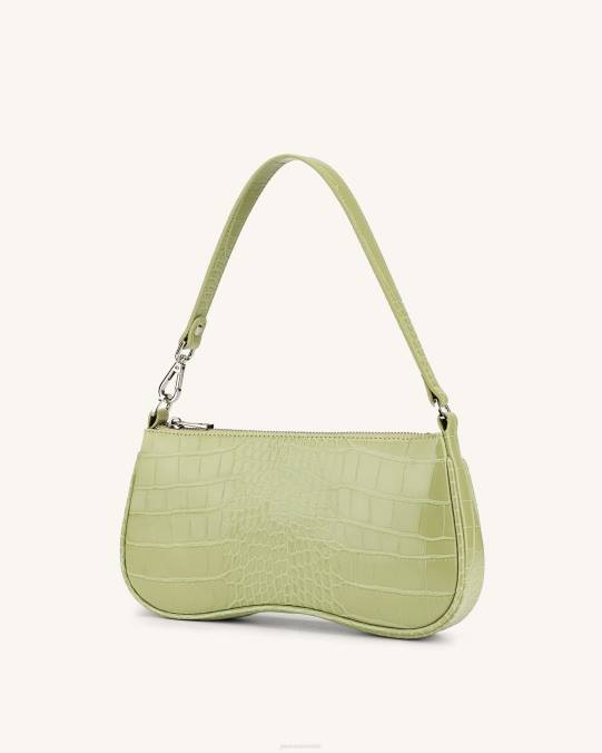 co JW PEI bolso de hombro eva cocodrilo verde salvia bolsa de hombro H2LF65