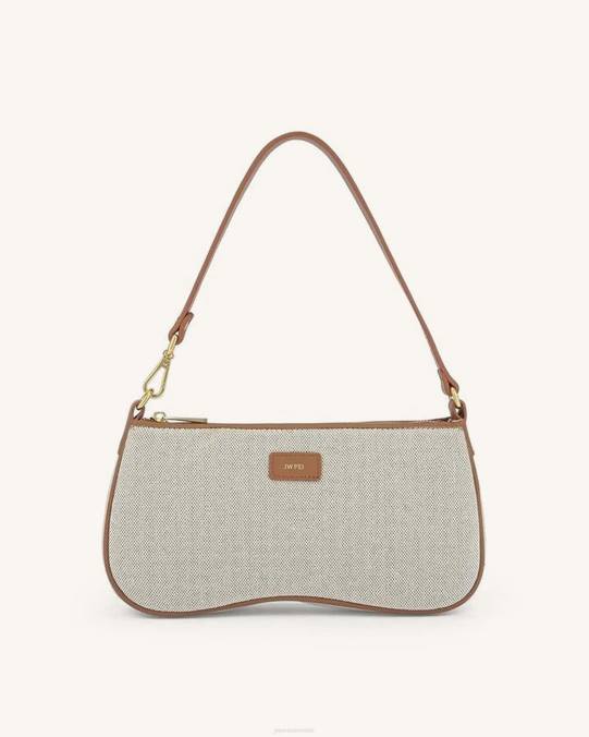 co JW PEI bolso de hombro eva lienzo beige bolsa de hombro H2LF92