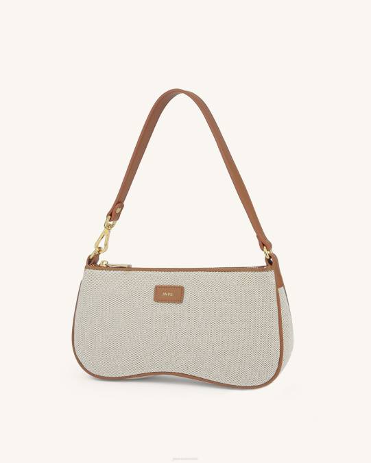 co JW PEI bolso de hombro eva lienzo beige bolsa de hombro H2LF92