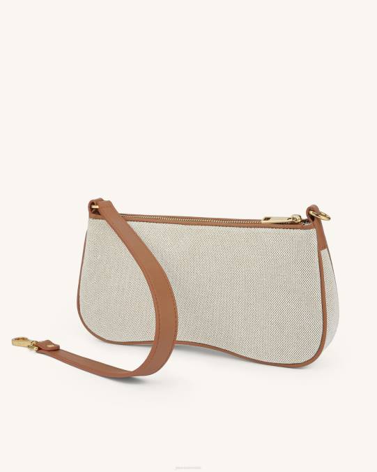 co JW PEI bolso de hombro eva lienzo beige bolsa de hombro H2LF92