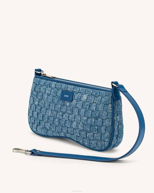 co JW PEI bolso de hombro eva tejido de mezclilla azul bolsa de hombro H2LF104