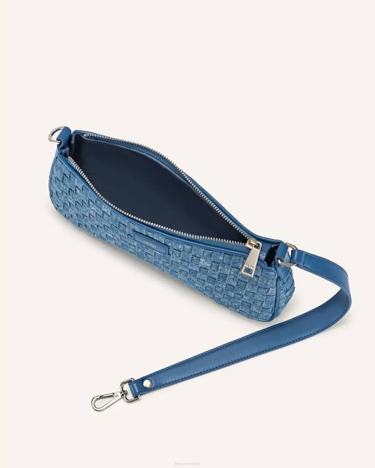 co JW PEI bolso de hombro eva tejido de mezclilla azul bolsa de hombro H2LF104
