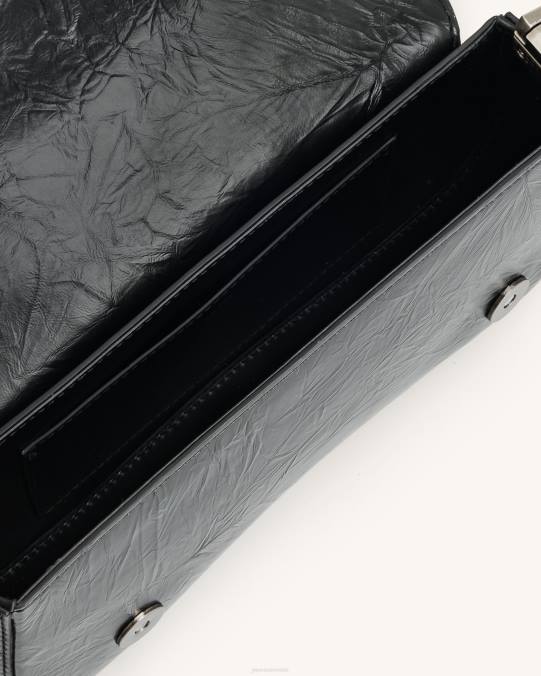 co JW PEI bolso de hombro joy aplastado negro bolsa de hombro H2LF159