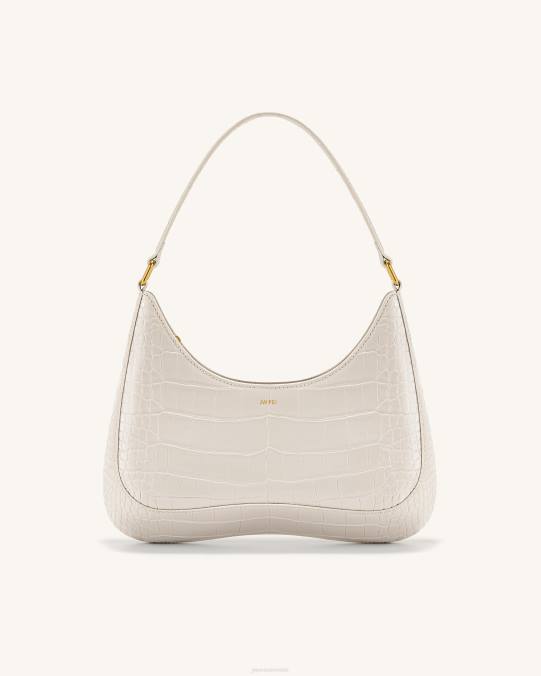 co JW PEI bolso de hombro rubí cocodrilo blanco bolsa de hombro H2LF78