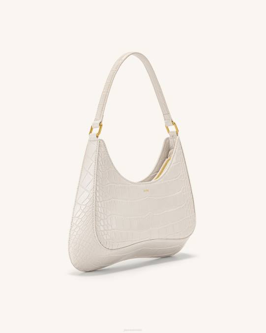 co JW PEI bolso de hombro rubí cocodrilo blanco bolsa de hombro H2LF78