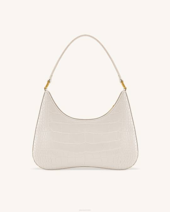 co JW PEI bolso de hombro rubí cocodrilo blanco bolsa de hombro H2LF78