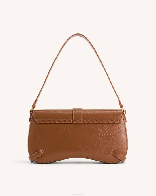 co JW PEI bolso de hombro sia aplastado marrón bolsa de hombro H2LF165