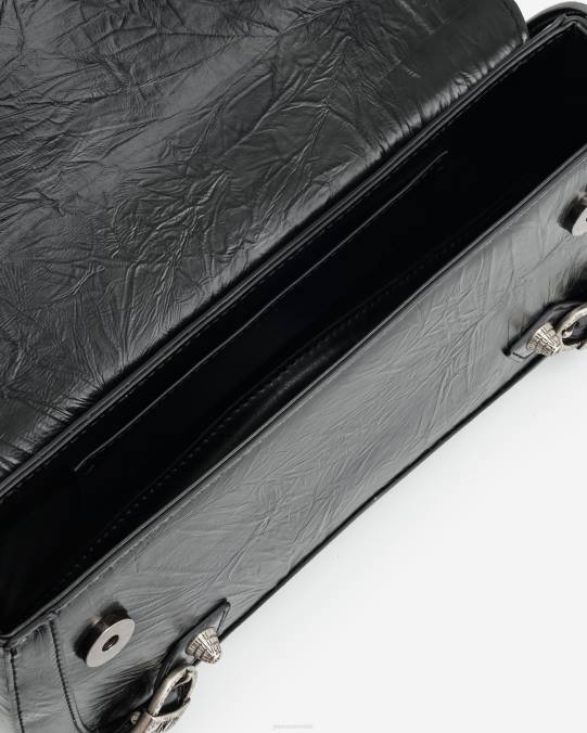 co JW PEI bolso de hombro sia aplastado negro bolsa de hombro H2LF162