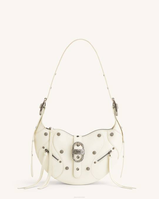 co JW PEI bolso de hombro tessa aplastado blanco bolsa de hombro H2LF155