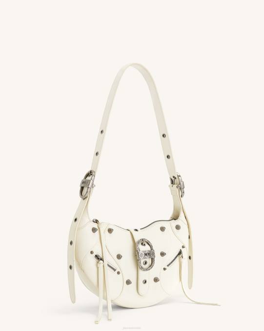 co JW PEI bolso de hombro tessa aplastado blanco bolsa de hombro H2LF155