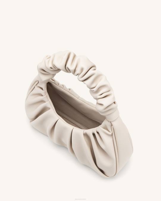 co JW PEI bolso de mano gabbi fruncido Marfil bolsa de hombro H2LF54