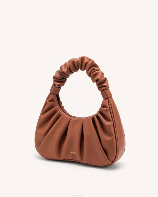co JW PEI bolso de mano gabbi fruncido Nutella bolsa de hombro H2LF80