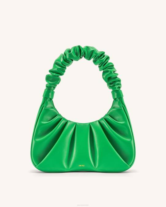 co JW PEI bolso de mano gabbi fruncido Pasto verde bolsa de hombro H2LF57