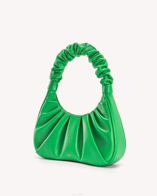 co JW PEI bolso de mano gabbi fruncido Pasto verde bolsa de hombro H2LF57