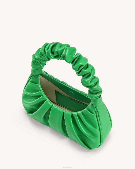 co JW PEI bolso de mano gabbi fruncido Pasto verde bolsa de hombro H2LF57