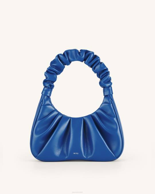 co JW PEI bolso de mano gabbi fruncido azul clásico bolsa de hombro H2LF85