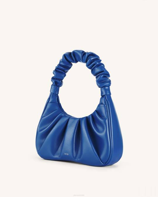 co JW PEI bolso de mano gabbi fruncido azul clásico bolsa de hombro H2LF85