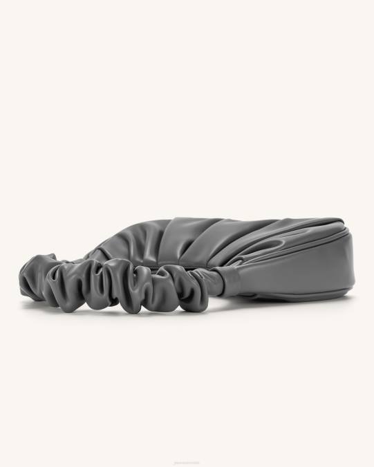 co JW PEI bolso de mano gabbi fruncido gris bolsa de hombro H2LF124