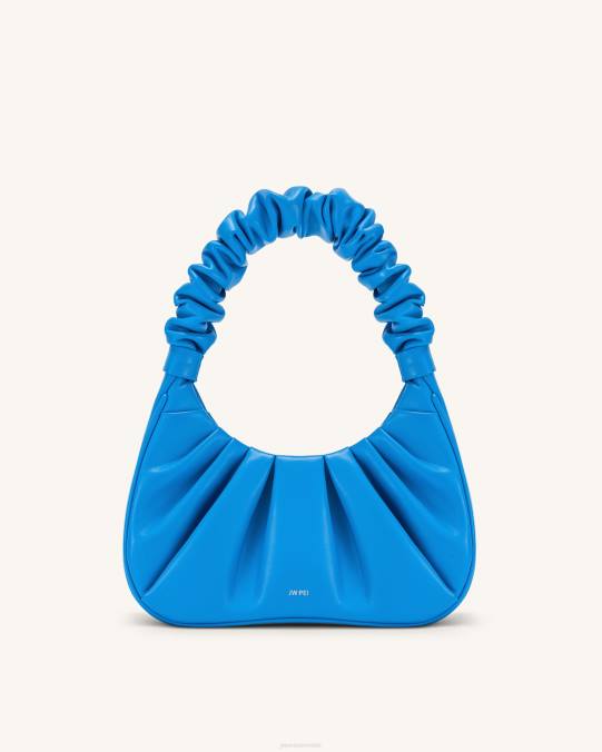 co JW PEI bolso de mano gabbi fruncido lago azul bolsa de hombro H2LF139