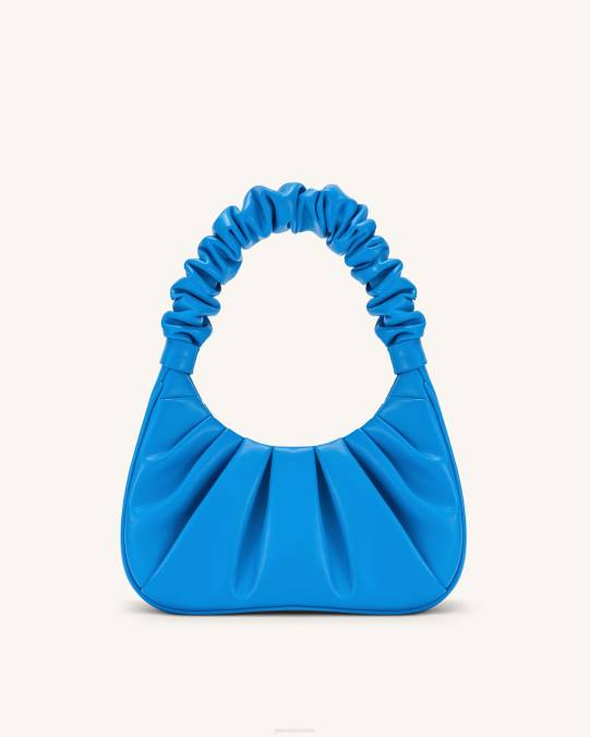 co JW PEI bolso de mano gabbi fruncido lago azul bolsa de hombro H2LF139