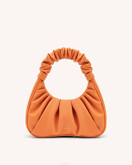 co JW PEI bolso de mano gabbi fruncido naranja bolsa de hombro H2LF69