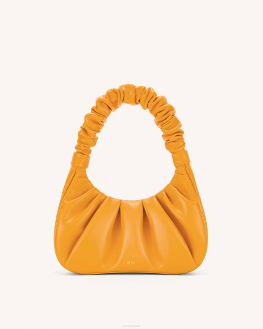 co JW PEI bolso de mano gabbi fruncido naranja confitada bolsa de hombro H2LF141
