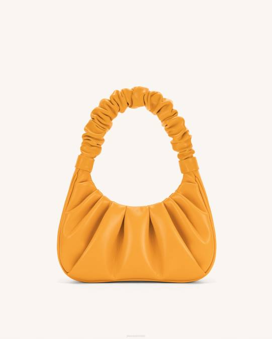 co JW PEI bolso de mano gabbi fruncido naranja confitada bolsa de hombro H2LF141