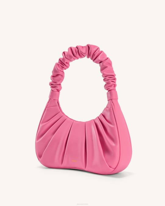 co JW PEI bolso de mano gabbi fruncido rosa bolsa de hombro H2LF56