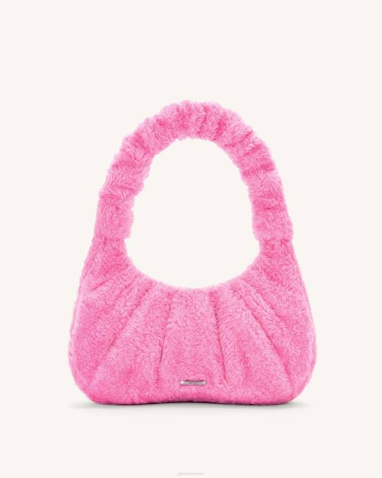 co JW PEI bolso hobo gabbi terry fruncido rosa bolsa de hombro H2LF125