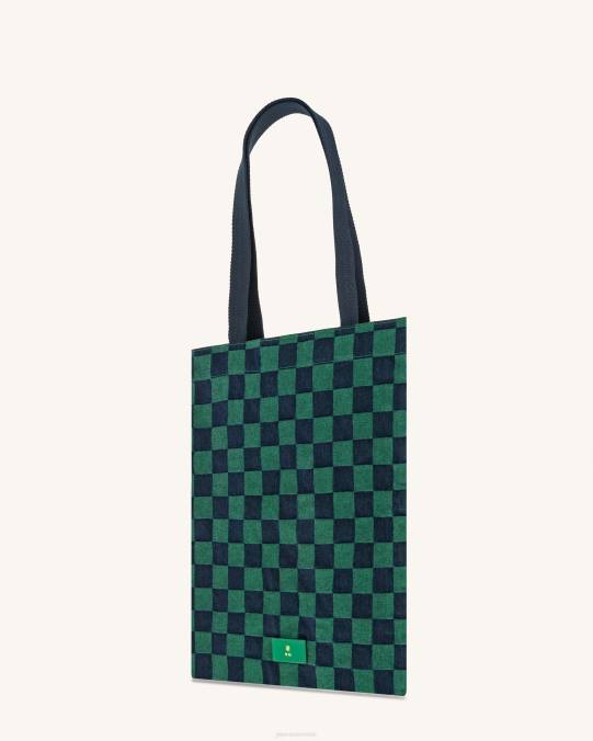 co JW PEI bolso shopper de tela rayna selva verde bolso de mano H2LF244