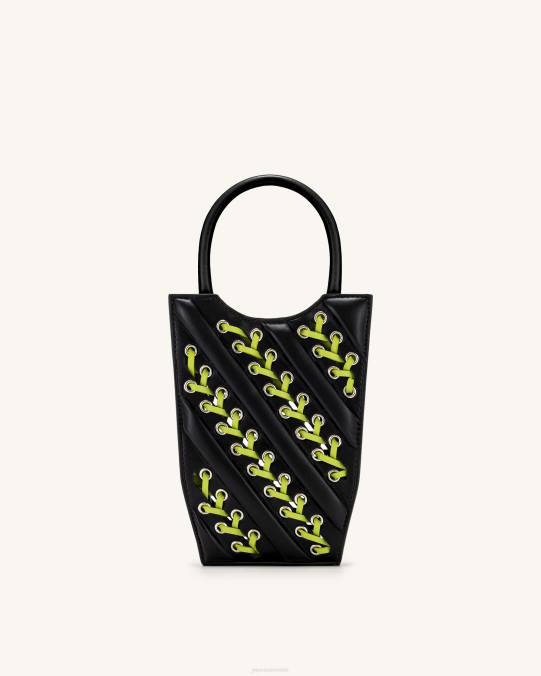 co JW PEI bolsa de teléfono con correas fei negro bolsa de teléfono H2LF238